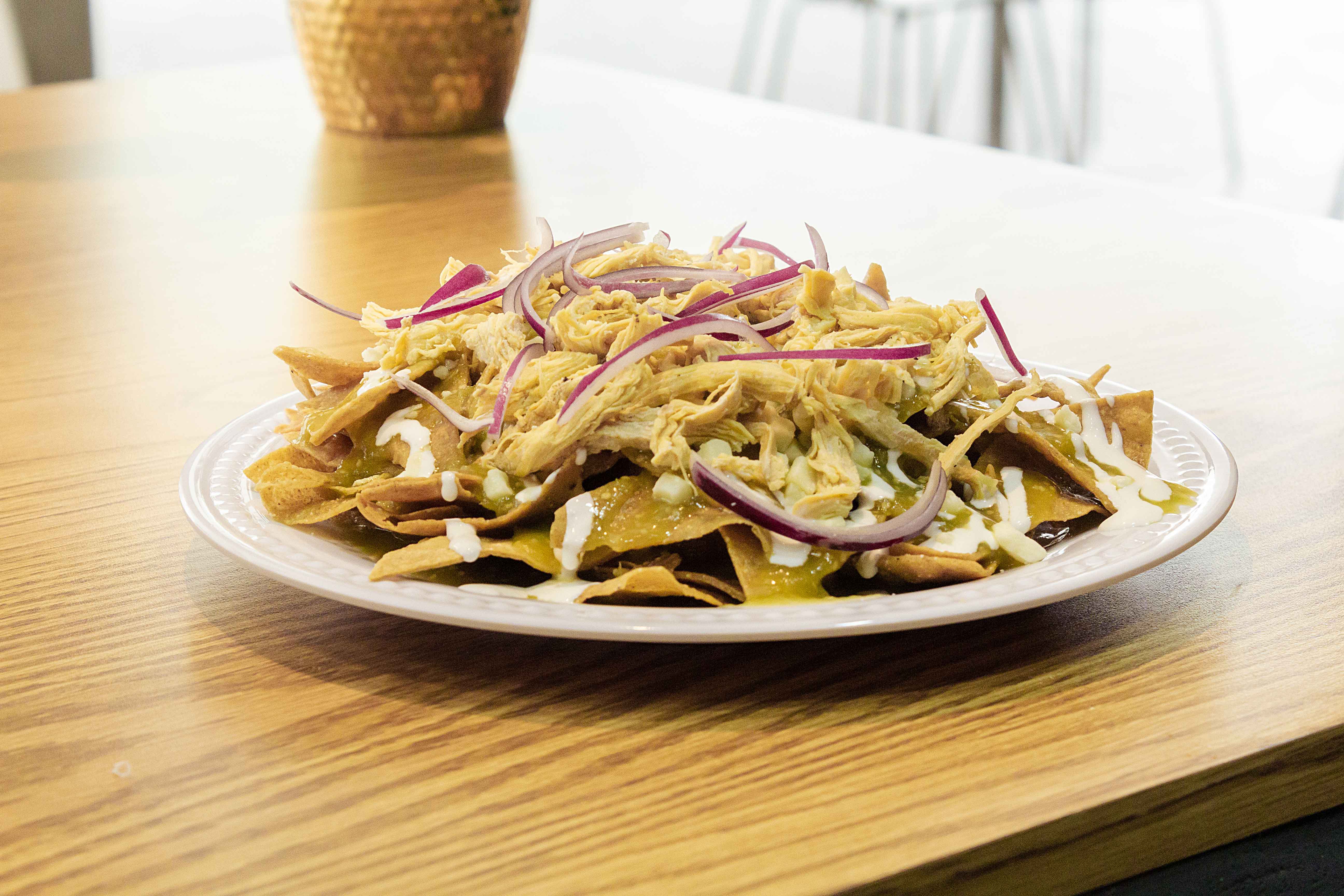 Chilaquiles con Chorizo