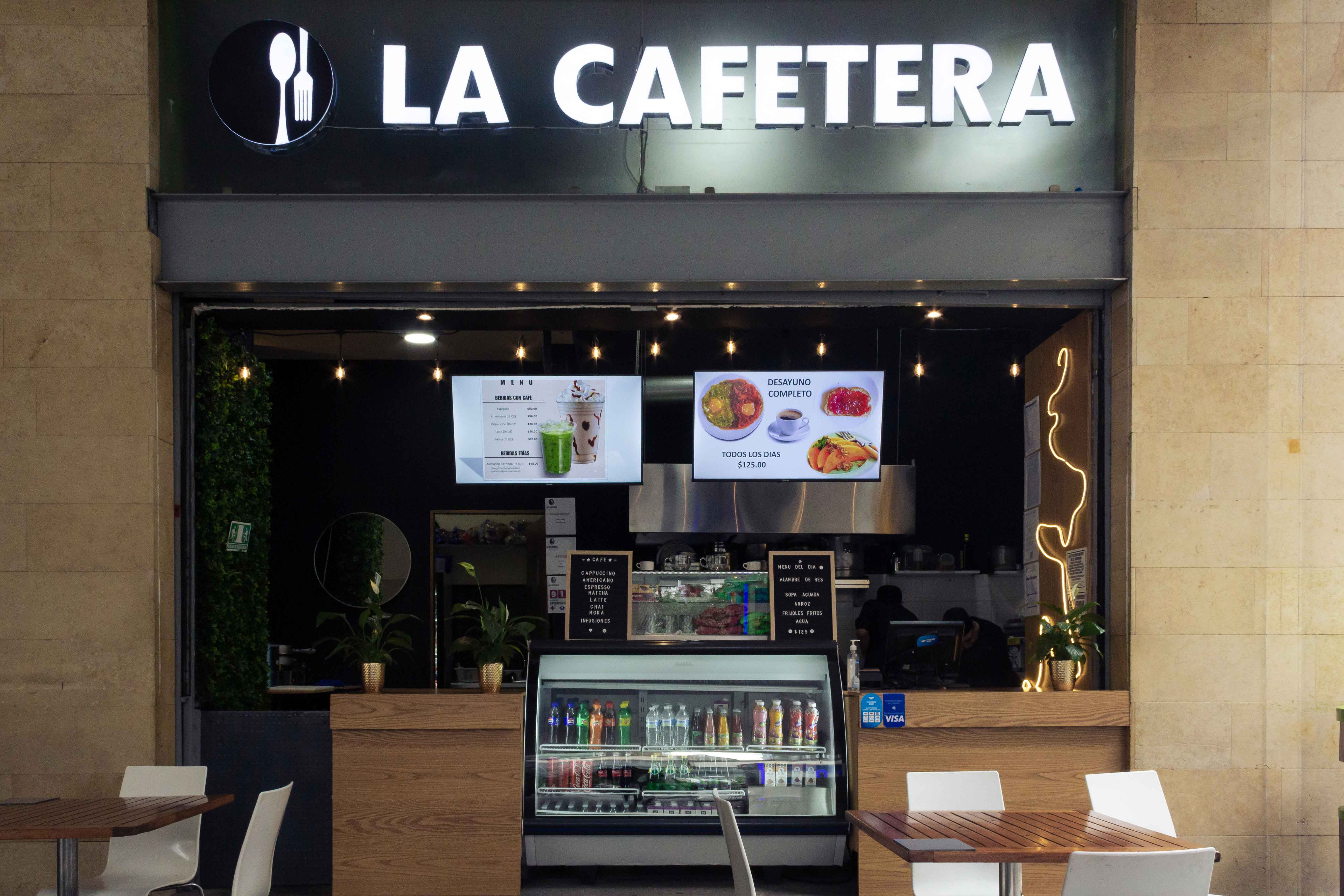 Interior de La Cafetera